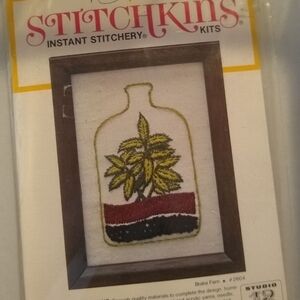 Vintage Sealed 1976 Studio 12 Stitchkins Instant Stitchery Kit Brake Fren 2604